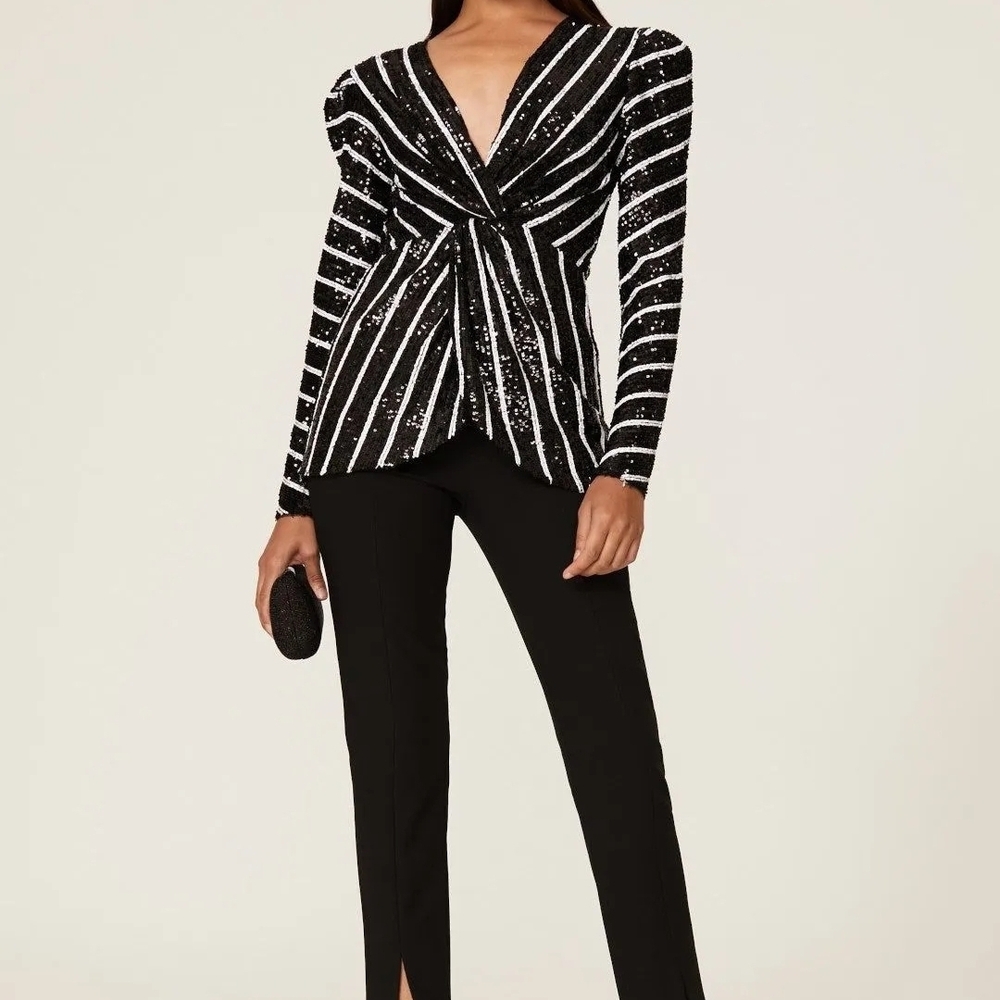 Elegant Black and White Women's Jumpsuit